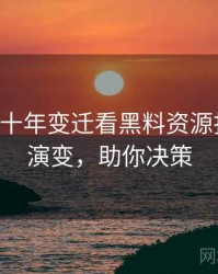 0975. 从十年变迁看黑料资源抄袭风波演变，助你决策