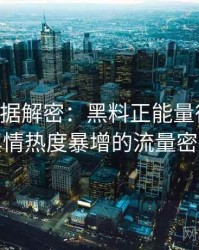 0157. 数据解密：黑料正能量往期网络舆情热度暴增的流量密码