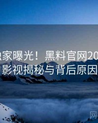 0406. 独家曝光！黑料官网2020年2月影视揭秘与背后原因