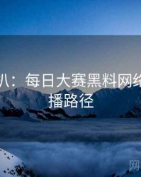独家深扒：每日大赛黑料网络舆论传播路径
