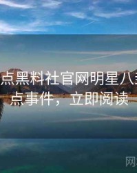 1138. 盘点黑料社官网明星八卦十大焦点事件，立即阅读